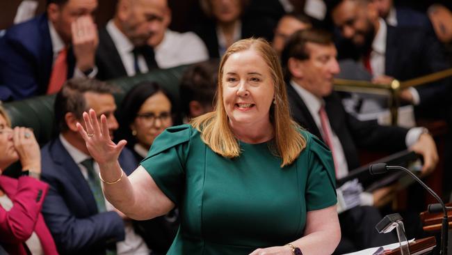 NSW roads minister Jenny Aitchison during NSW parliament question time. Picture: NewsWire / Max Mason-Hubers