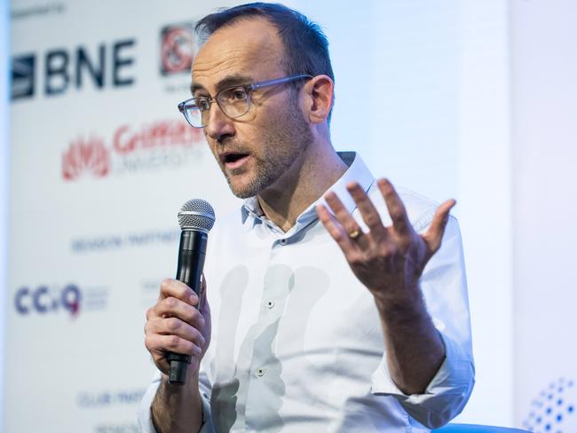 Greens MP Adam Bandt at Queensland Media Club event, Brisbane Convention and Exhibition Centre, South Bank, Brisbane, Friday, June 24, 2022 - Picture: Richard Walker