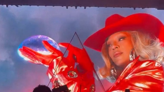 The original footage showed Beyonce picking up the Las Vegas Sphere, but the CEO wasn’t happy about it. Picture: Instagram