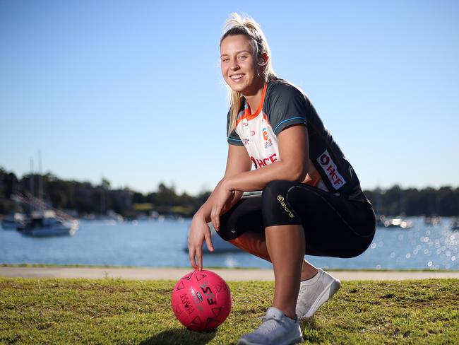 Giants star Jamie-Lee Price is a step closer to achieving her childhood dream. Pic: Sam Ruttyn