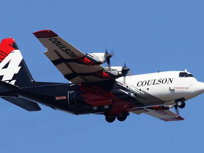 Coulson C-130 Hercules Large Air Tanker water bomber - N134CG.Source: https://flightaware.com/photos/view/4828885-47dfd72a3da290111f45afff79cd04c283571d34/aircrafttype/C130