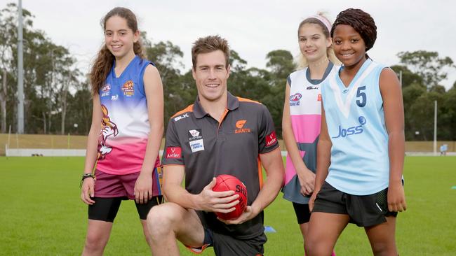 GWS star Jeremy Cameron at Blacktown International Sports Park.