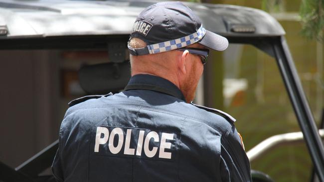 Northern Territory police in Alice Springs, Todd Mall. Picture: Gera Kazakov generic NT Police NTPFES