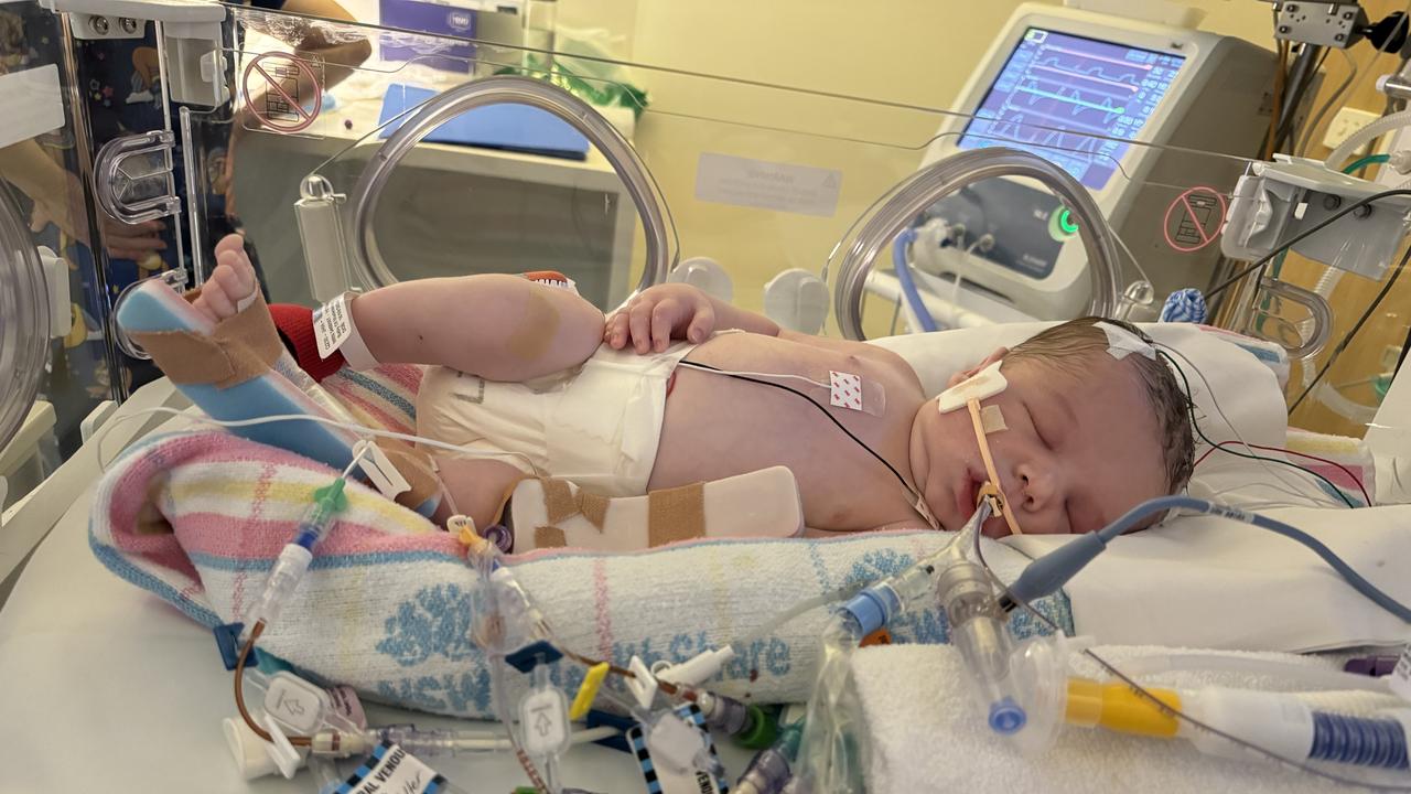 Freddie Hoban received neonatal care in John Hunter Hospital, Newcastle.