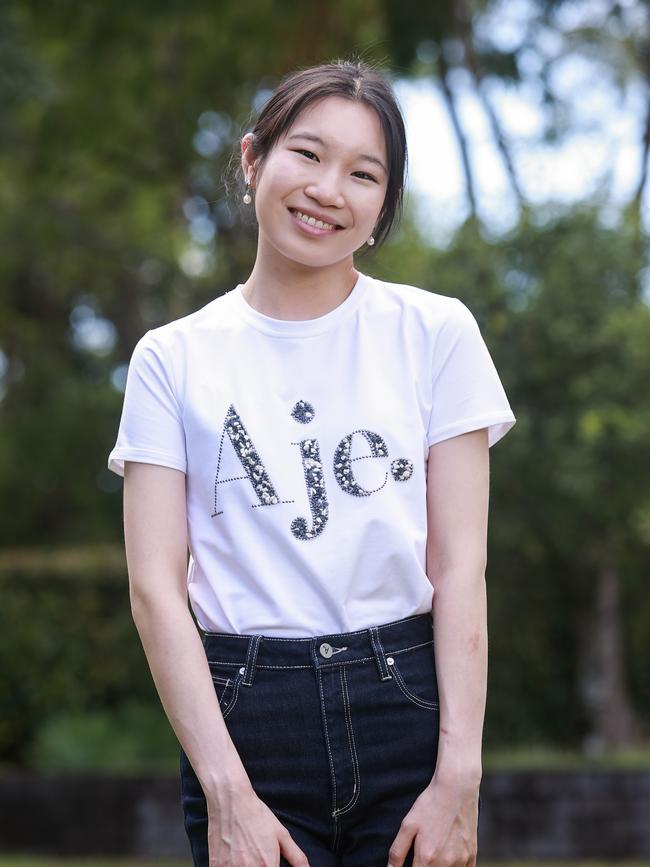 Kayleigh Li, who has received a perfect score of 45, placing her in prime position for a 99.95 ATAR. Picture: Justin Lloyd