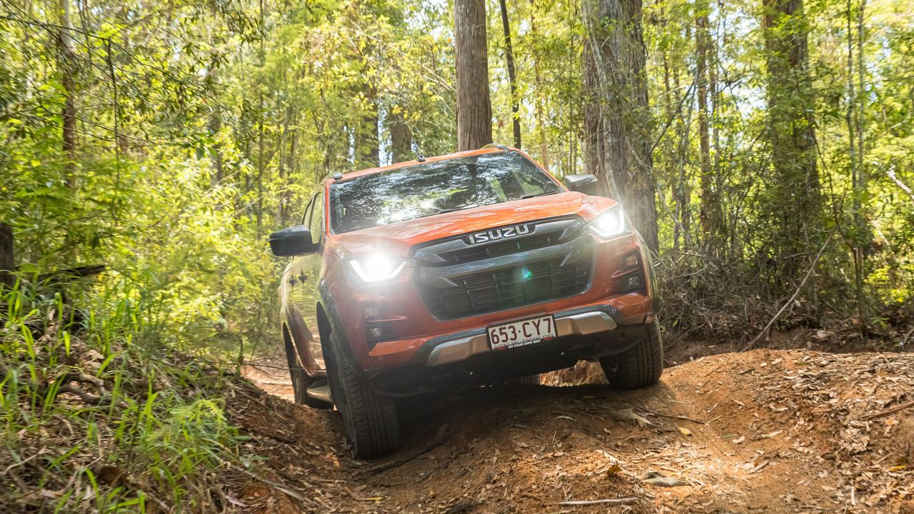 Tackling the tough stuff in the Isuzu D-Max X-Terrain.