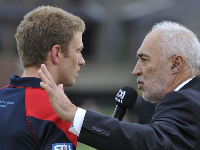 Cleary took up broadcasting and boundary riding on ABC’s VFL coverage after his time at Coburg.