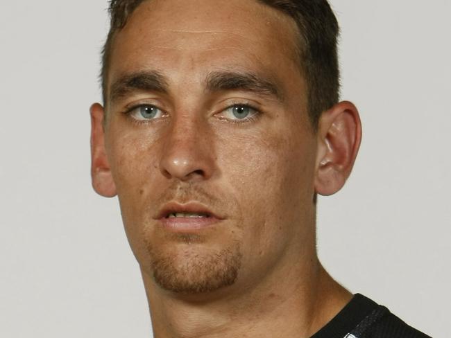 03/02/2009 SPORT: Shannon Cox. 2009. Collingwood Football Club. Headshot.