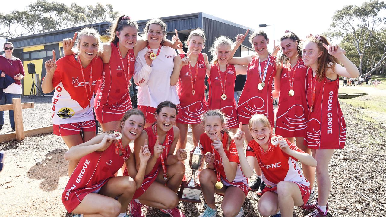 Geelong junior netball grand final premiership team photos Geelong Advertiser