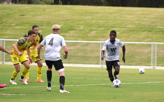 Charles M’Mombwa wants to make a big impression for Macarthur. Pic: Supplied.