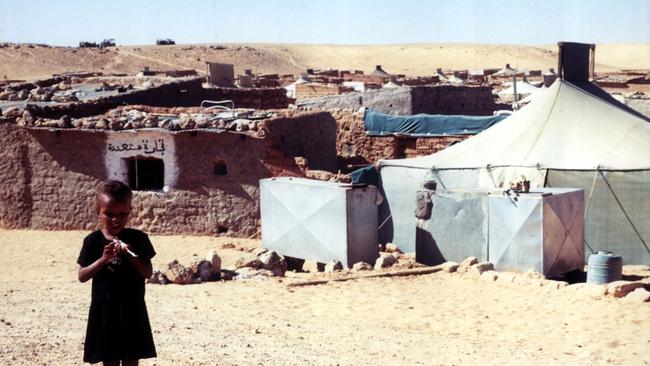 A Sahrawi refugee camp in Tindouf, Algeria, pictured in 2004. Picture: Supplied