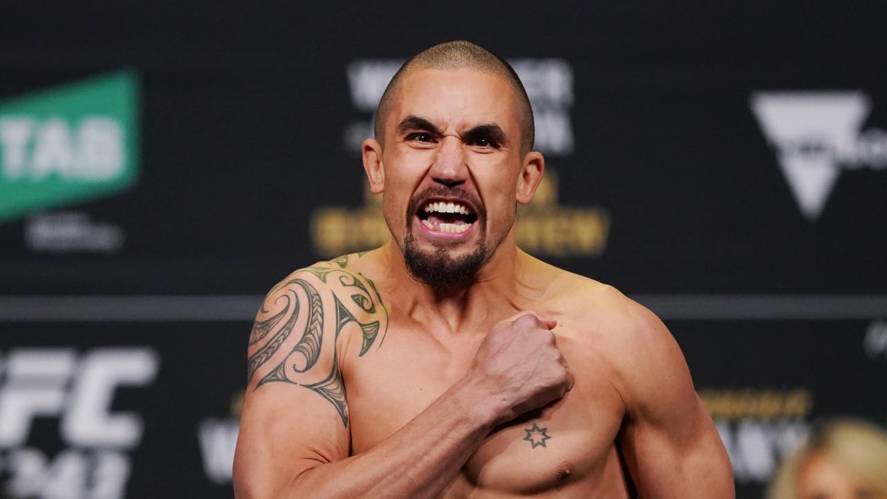 UFC executives insist Robert Whittaker is Australia’s most popular fighter. (AAP Image/Michael Dodge) NO ARCHIVING