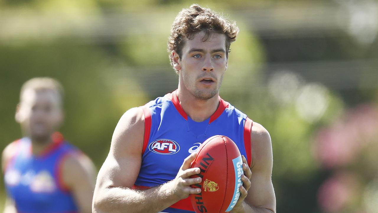 Josh Dunkley of the Bulldogs requested a trade to Essendon last year. Picture: Daniel Pockett