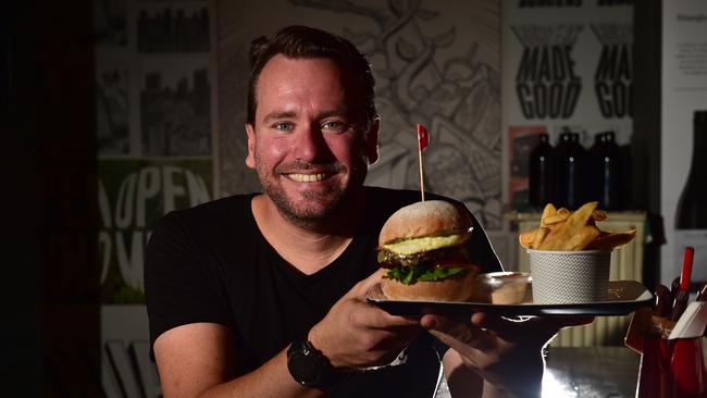 Paul Fitzgerald, Grill'd owner, opened a new store at Fairfield Waters. Picture: Shae Beplate.