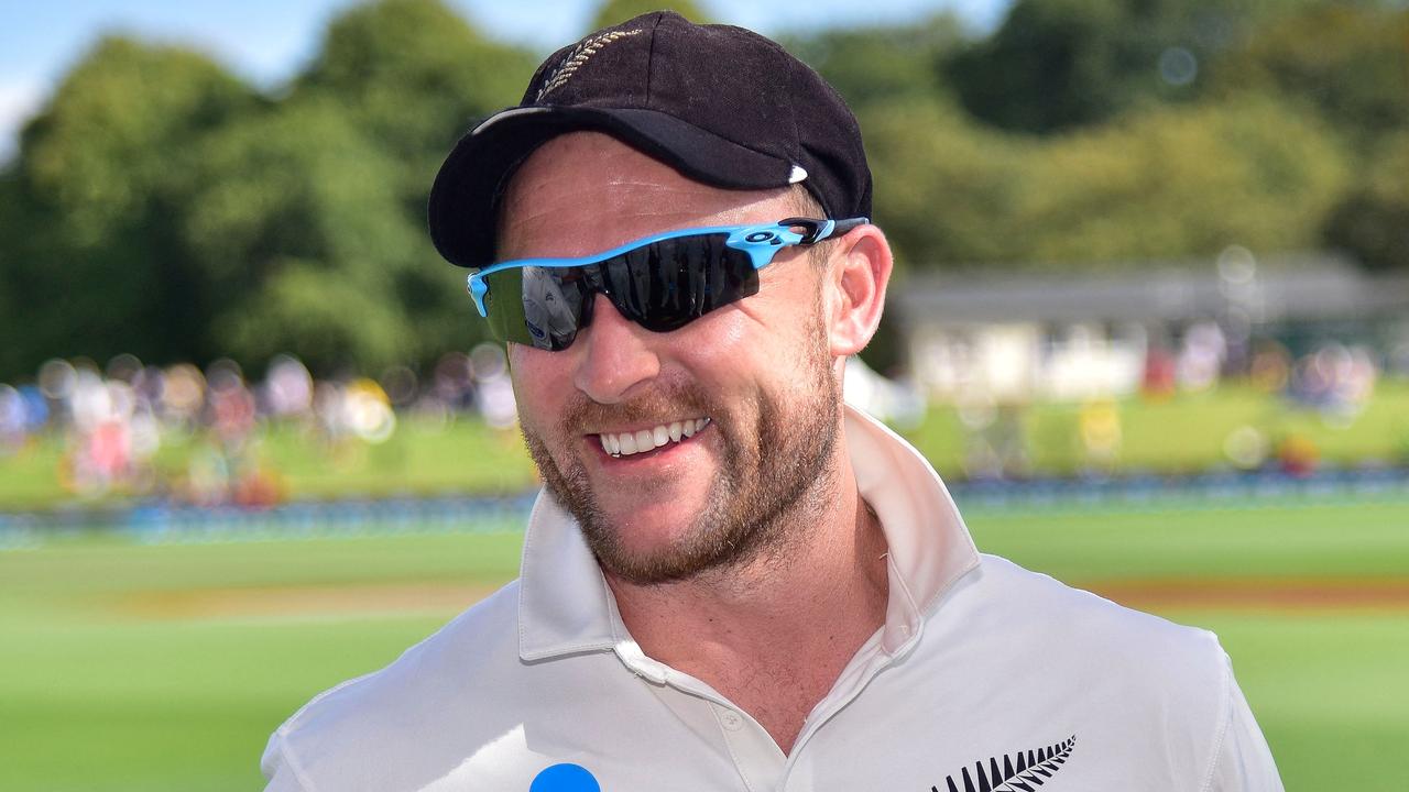 Former New Zealand captain Brendon McCullum was named coach of England's Test side. (Photo by Marty MELVILLE / AFP)