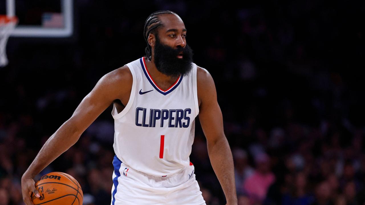 It’s been a brutal start in LA for Harden. Photo: Rich Schultz/Getty Images/AFP