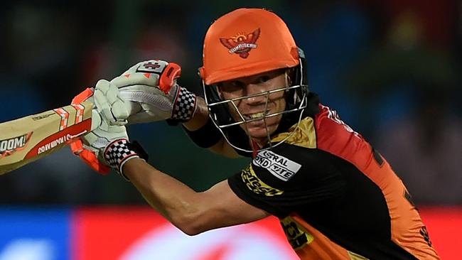 David Warner belted an unbeaten 69 for Sunrisers.