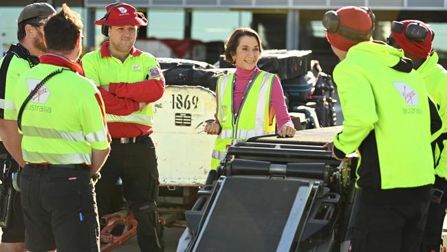 Jayne Hrdlicka says she is nowhere near finished in ‘taking costs out’ at Virgin Australia. Picture: Lyndon Mechielsen.