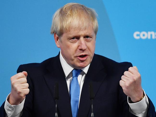 Boris Johnson at the announcement of him becoming prime minister in 2019. Picture: Jeff J Mitchell/Getty Images