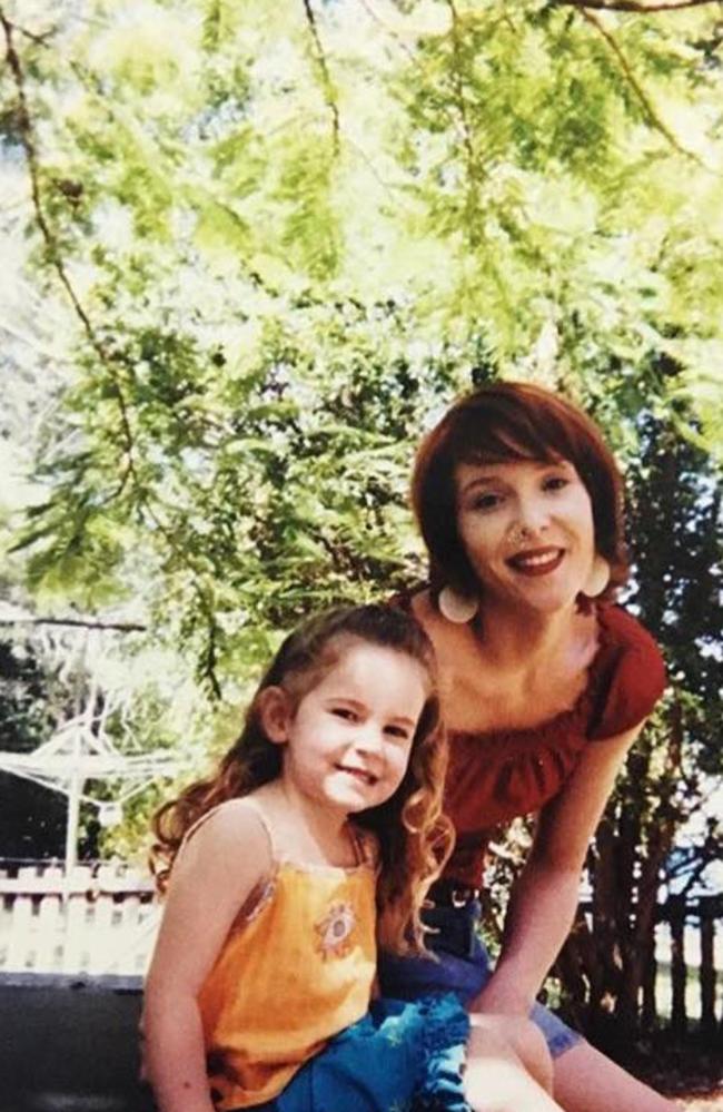 A young Lili Greer with her mum Tina Greer. Picture: Facebook