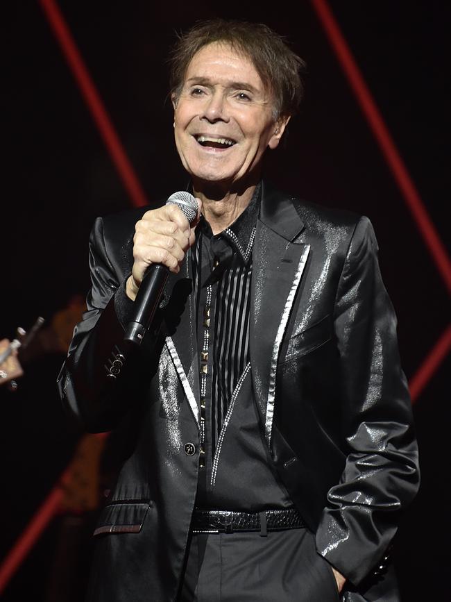 Cliff Richard performs his Blue Sapphire concert on stage at the Eventim Apollo in London in November 2023.