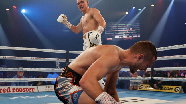 Tim Tszyu stands over his latest victim