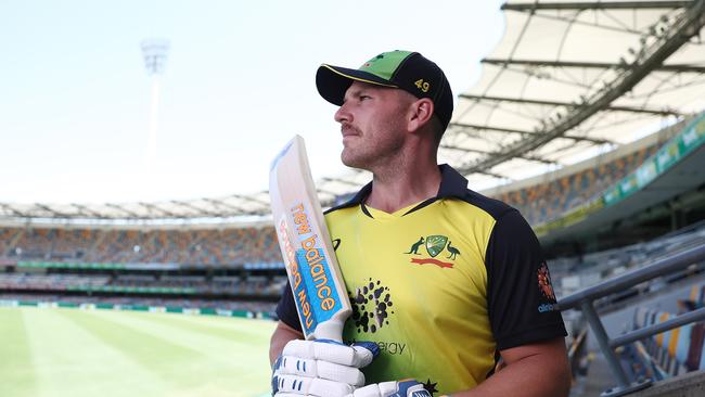 Incumbent Test opening batsman Aaron Finch has not played a first-class game since Australia’s series against Pakistan in the UAE. Picture: Getty Images