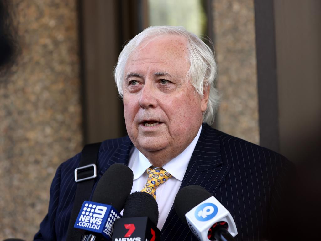 Clive Palmer will not be satisfied with an apology from Mark mcGowan. Picture: NCA NewsWire/Damian Shaw