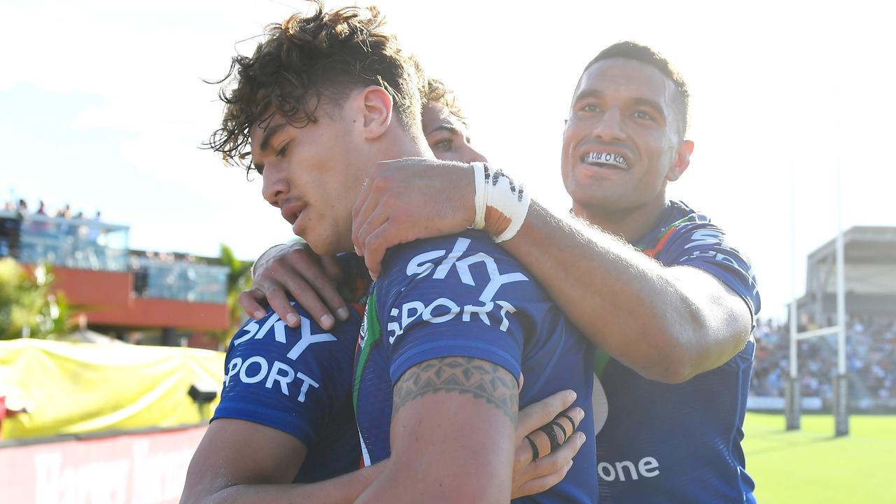 The New Zealand Warriors refuse to throw in the towel. Picture: Getty Images