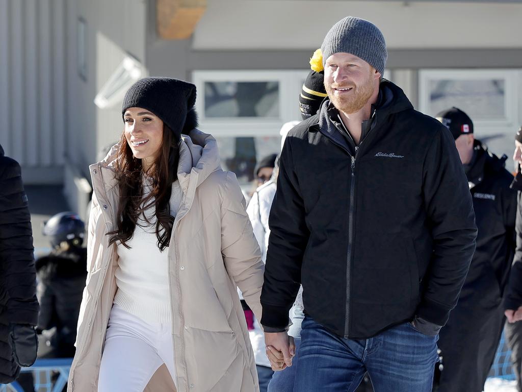 Meghan and Harry in Canada earlier this year. Picture: Andrew Chin/Getty Images