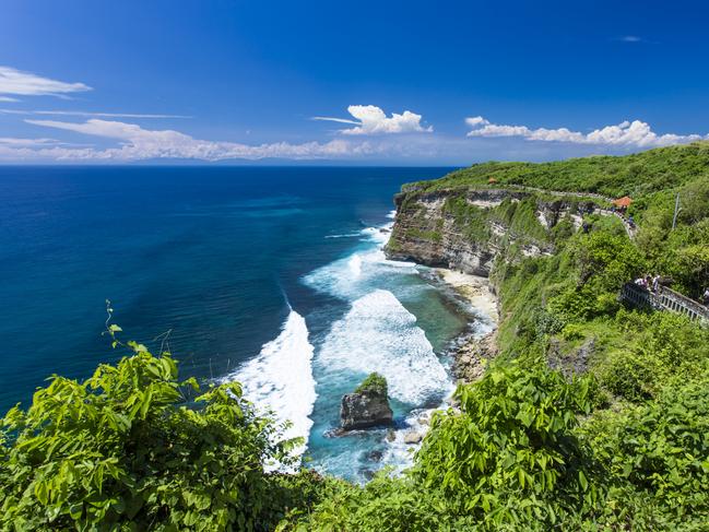 The Hindu temple Pura Luhur Uluwatu situated over the cliffs of South Kuta, Bali, Indonesia.Escape 13 April 2025Why I TravelPhoto - iStock