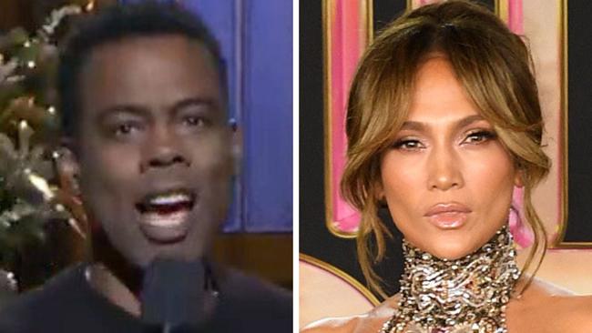 Chris Rock targeted Jennifer Lopez in his searing Saturday Night Live monologue.