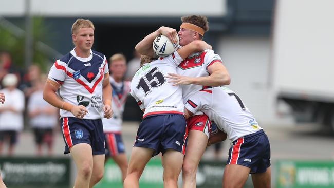 The Central Coast Roosters vs Monaro Colts in round one of the Laurie Daley Cup. Picture: Sue Graham