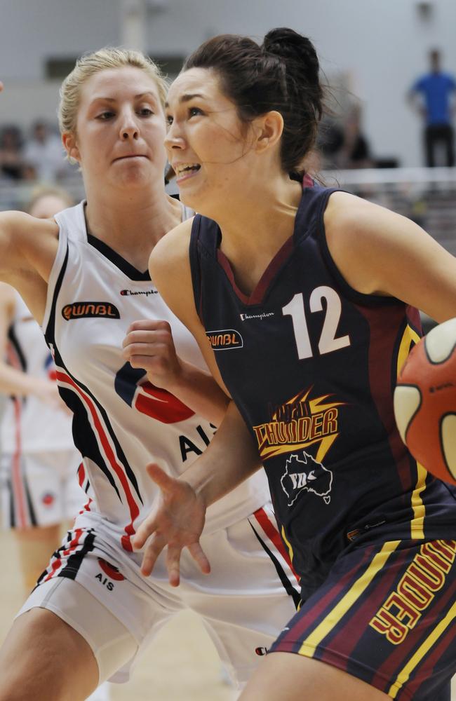 Odette Isaac while playing WNBL for Logan. Picture: Bill Watson