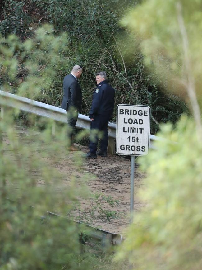 The area where the woman’s body was