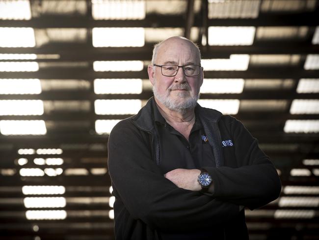 Ruby Princess cruise ship passenger Bill Springer. Picture: CHRIS KIDD