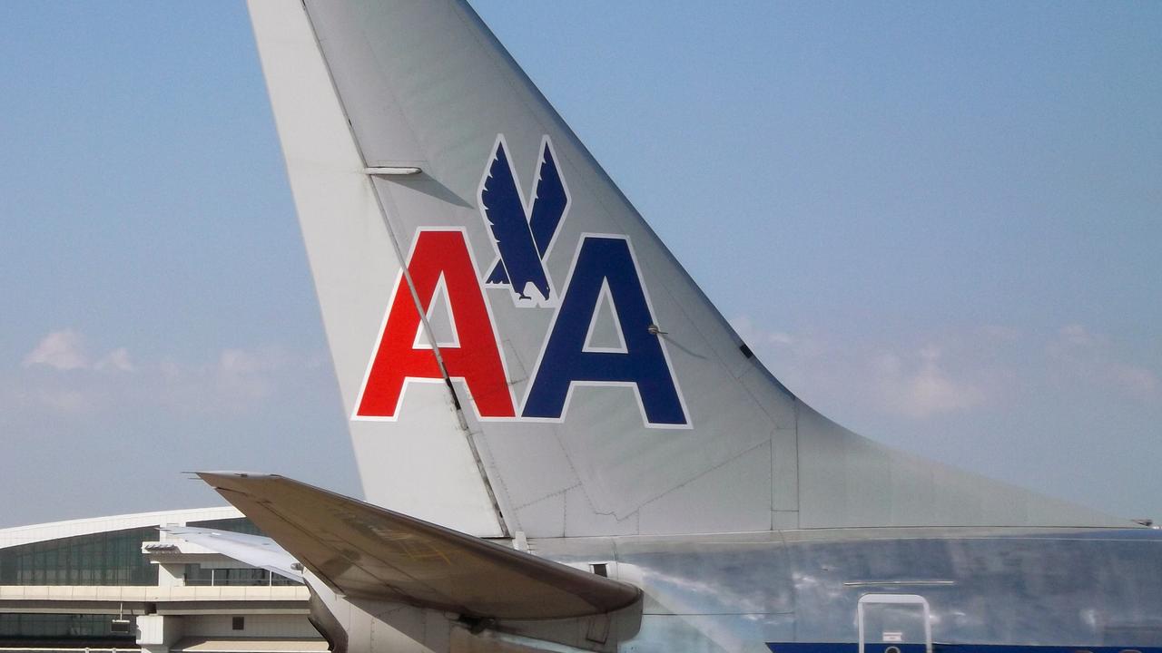 American Airlines’ former logo.