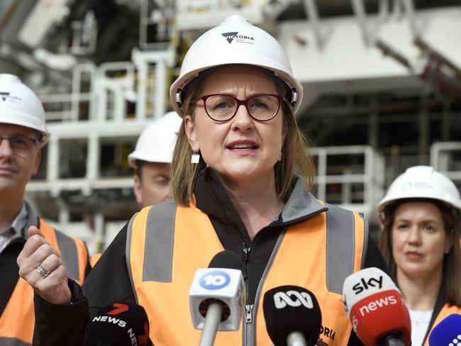 Victorian Premier Jacinta Allan is facing a backlash on housing. Picture: Andrew Henshaw