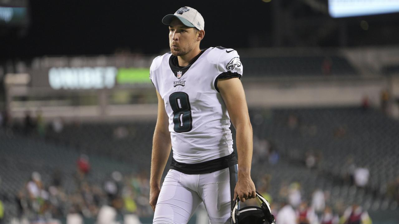 Philadelphia Eagles punter Arryn Siposs is ready to go. Picture: Andy Lewis/Icon Sportswire via Getty Images