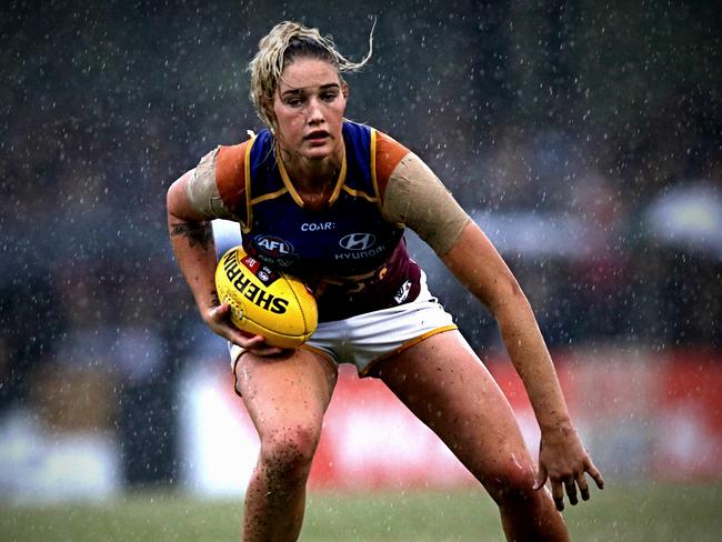 AFLW Round 1 game Melbourne Demons v Brisbane Lions Casey Fields Cranbourne . Tayla Harriss Picture:Wayne Ludbey