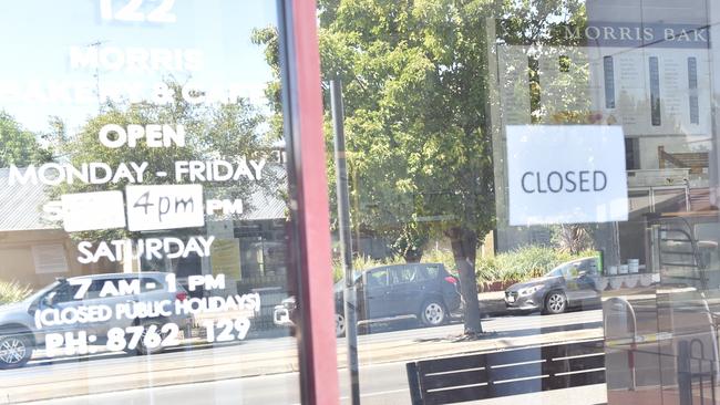 End of an era: Naracoorte's iconic Morris and Sons Bakery has closed its doors after more than 80 years. Picture: Jessica Dempster.