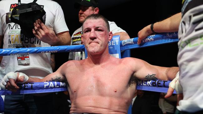 Gallen in his corner. Picture: Richard Dobson