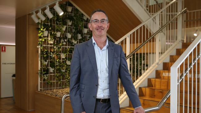 08/02/2024. AGL Energy CEO Damien Nicks, photographed at their offices in Sydney ahead of results announcement. Britta Campion / The Australian