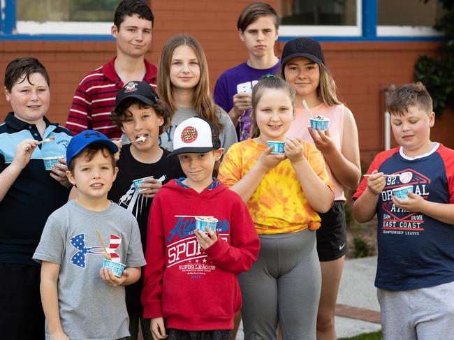 Country kids at Royal Far West in Manly in 2019. Picture: Julian Andrews