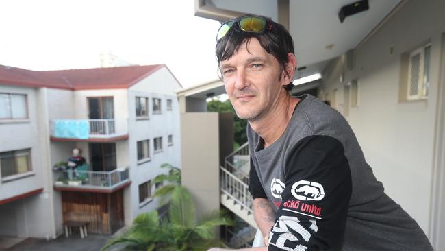 Renter Christopher Newton of Labrador. Picture: Mike Batterham