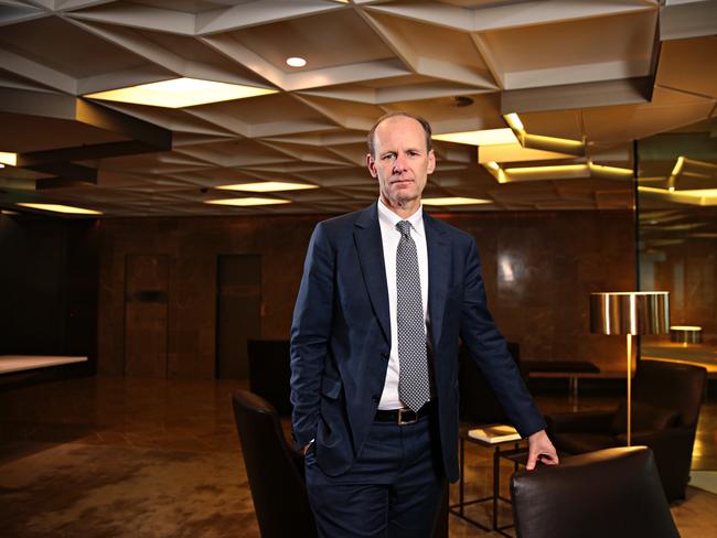 ANZ chief executive Shayne Elliott at their office in Sydney on the 31st of October 2019. ANZ's annual financial results. Photographer: Adam Yip