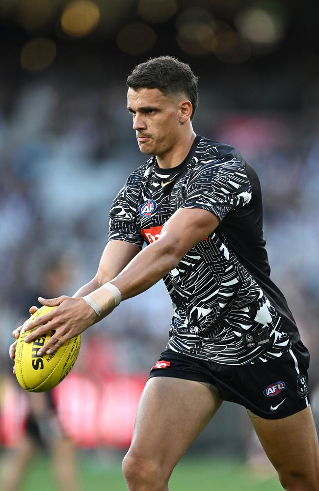 Pies fans are being urged to give Ash Johnson time to come good. Picture: Quinn Rooney/Getty Images.