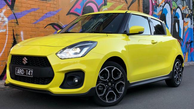 Lots of front: the Swift’s bold nose and bright colours mean it stands out in a crowd.