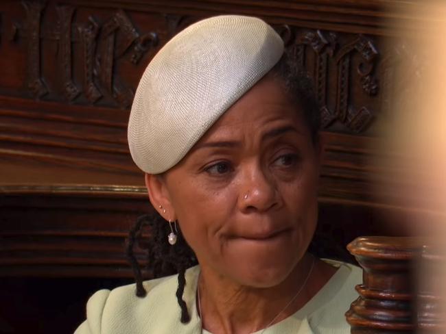 Doria Ragland was emotional as she watched her only child marry Prince Harry.