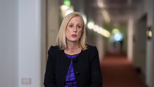 Finance Minister Katy Gallagher said the RBA decision was welcome news. Picture: NCA NewsWire / Gary Ramage